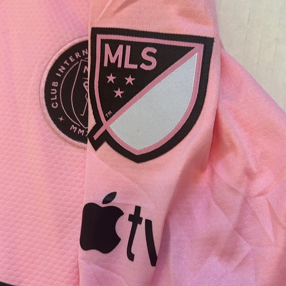 adidas Inter Miami Authentic Home Pink Soccer Jersey Messi MLS. New with tags - Picture 4 of 7